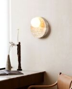 Sorella Travertine Sconce - Image 5