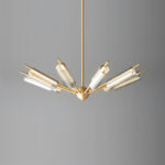 Sputnik Brass Chandelier - Image 10