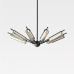 Sputnik Brass Chandelier - Image 11