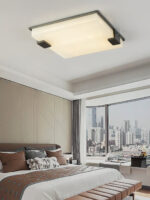 Square Alabaster Ceiling Lamp - Image 11