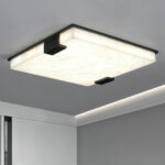 Square Alabaster Ceiling Lamp - Image 10