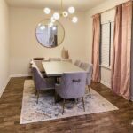 Staggered Glass 6 Light Chandelier - Image 16