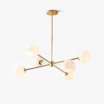 Staggered Glass 6 Light Chandelier - Image 18