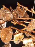 Stone Crystal Brass Chandelier - Image 11