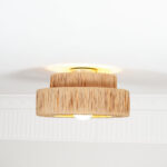 Straw Art Ceiling Lamp - Image 13