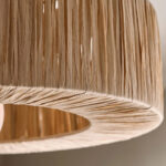 Straw Art Ceiling Lamp - Image 11