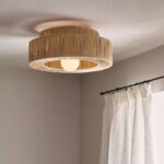 Straw Art Ceiling Lamp - Image 3