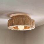 Straw Art Ceiling Lamp - Image 12