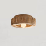 Straw Art Ceiling Lamp - Image 16