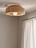 Straw Art Ceiling Lamp - Image 8