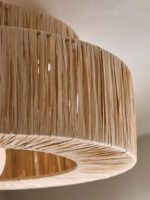 Straw Art Ceiling Lamp - Image 14