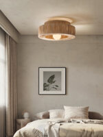 Straw Art Ceiling Lamp - Image 7