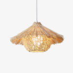 Straw Hat Pendant Light