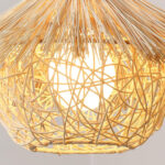 Straw Hat Pendant Light - Image 11