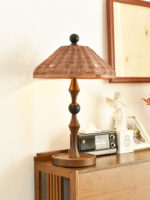 Striped Rattan Shade Table Lamp - Image 16