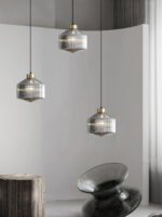 Striped Spinning Top Pendant Light - Image 6