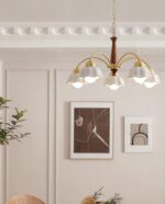 Swedish Modern Brass Chandelier - Image 20