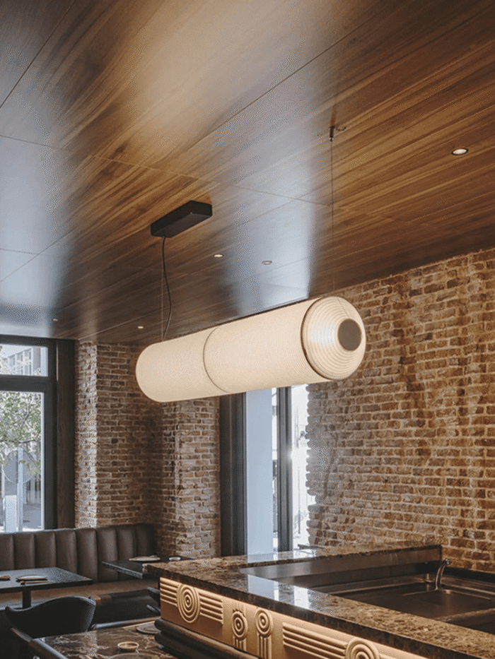 Tekio Mulberry Silk Pendant Lamp - Image 17