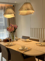 Stainless Steel Pleated Pendant Lamp - Image 11