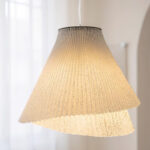Stainless Steel Pleated Pendant Lamp - Image 12