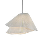Stainless Steel Pleated Pendant Lamp - Image 16