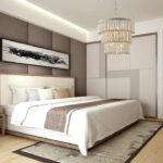 Three Tiered Wood Beaded Chandelier - Image 16