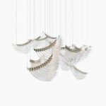Tiered Palmette Chandelier - Image 11