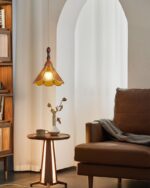 Tiffany Stained Glass Pendant Lamp - Image 8