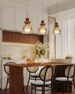 Tiffany Stained Glass Pendant Lamp - Image 9