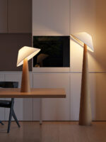 Tilt Hat Wooden Floor Lamp - Image 13