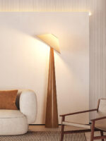Tilt Hat Wooden Floor Lamp - Image 9