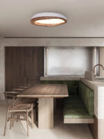 Timber Round Wood Ceiling Lamp - Image 14