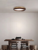 Timber Round Wood Ceiling Lamp - Image 15