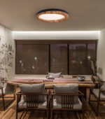 Timber Round Wood Ceiling Lamp - Image 17