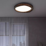 Timber Round Wood Ceiling Lamp - Image 19