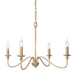 Timeless Gold Candle Chandelier - Image 9