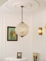 Traditional Gold Globe Chandelier - Image 19
