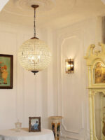Traditional Gold Globe Chandelier - Image 20