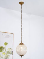 Traditional Gold Globe Chandelier - Image 6