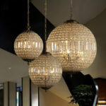 Traditional Gold Globe Chandelier - Image 3