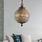 Traditional Gold Globe Chandelier - Image 17