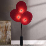 Triple Floral Floor Lamp - Image 3