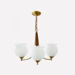 Tulips Glass Wood Chandelier - Image 18