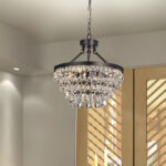 Unique Tiered Crystal Chandelier - Image 6
