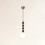 Vertical Walnut Balls Pendant Lamp - Image 17