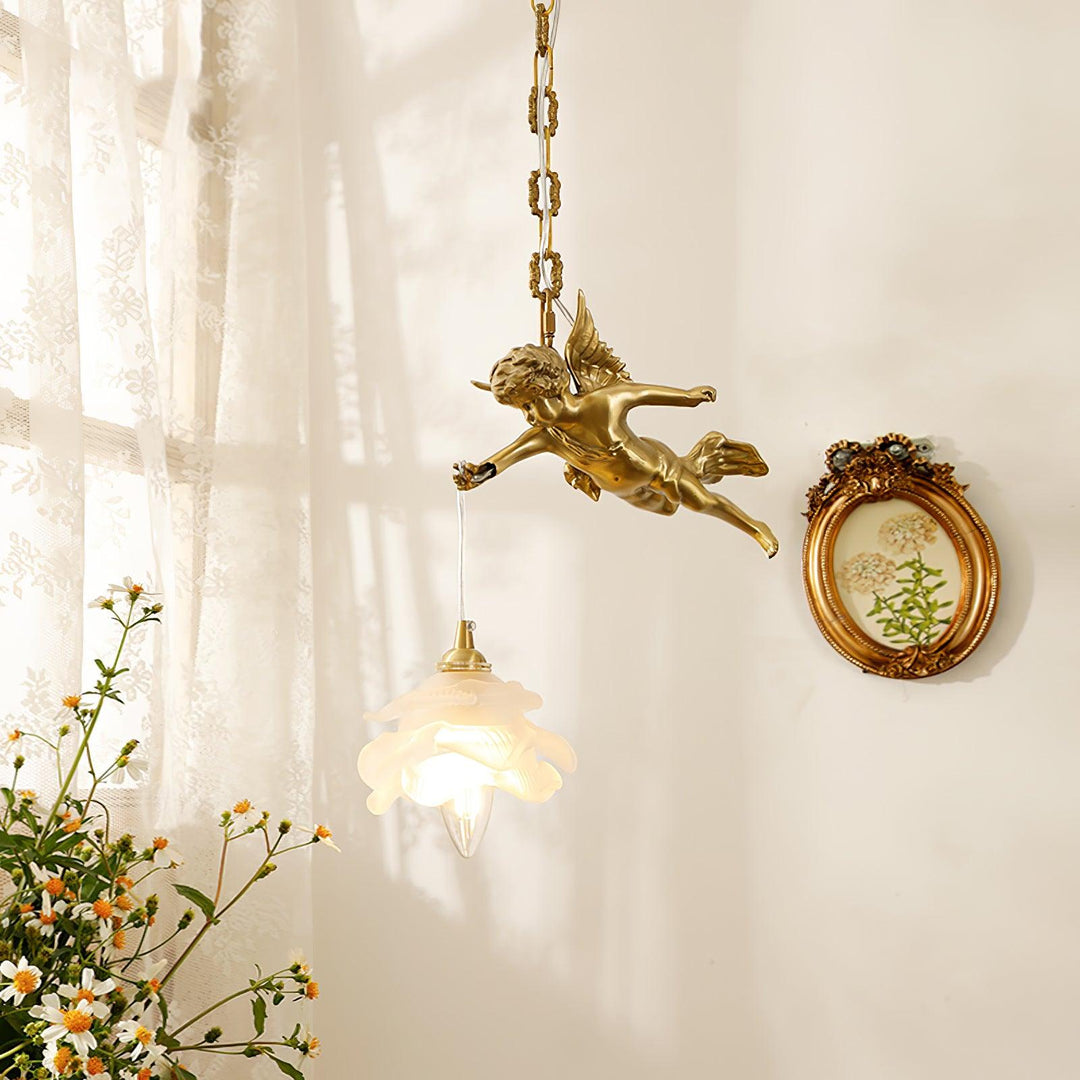 Vintage Angel Pendant Light - Image 2