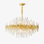 Vintage Antique Brass Chandelier