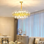 Vintage Antique Brass Chandelier - Image 2