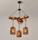 Vintage Farmhouse Chandelier - Image 15