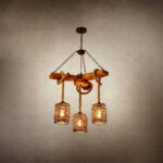 Vintage Farmhouse Chandelier - Image 12